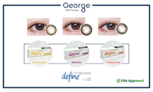 Load image into Gallery viewer, ACUVUE 1-DAY DEFINE COLORED CONTACT LENSES