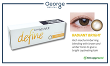 Load image into Gallery viewer, ACUVUE 1-DAY DEFINE COLORED CONTACT LENSES