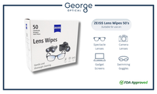 Load image into Gallery viewer, ZEISS Lens Wipes Pack of 50